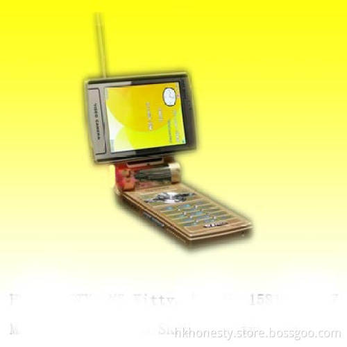 Golden TV mobile phone Dual Sim with standby +Free 512M card